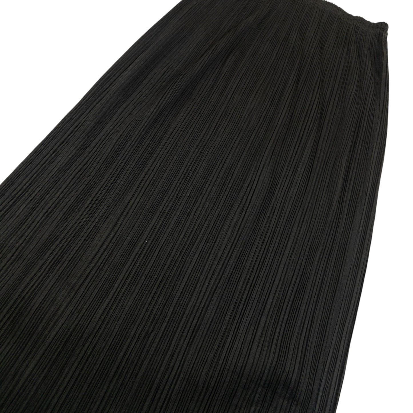 Vintage 90s Pleats Please By Issey Miyake Pleated Skirt Womens One Size | O/S, Black