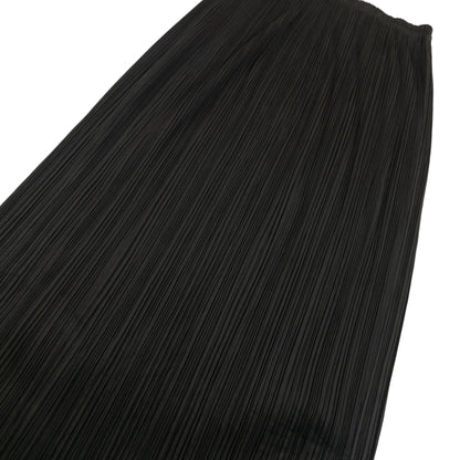 Vintage 90s Pleats Please By Issey Miyake Pleated Skirt Womens One Size | O/S, Black