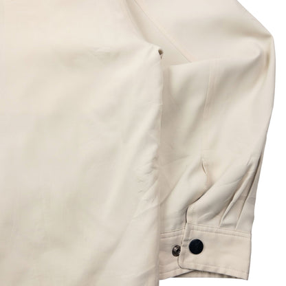 Vintage 90s YSL Yves Saint Laurent Harrington Jacket Size L | Large, Cream