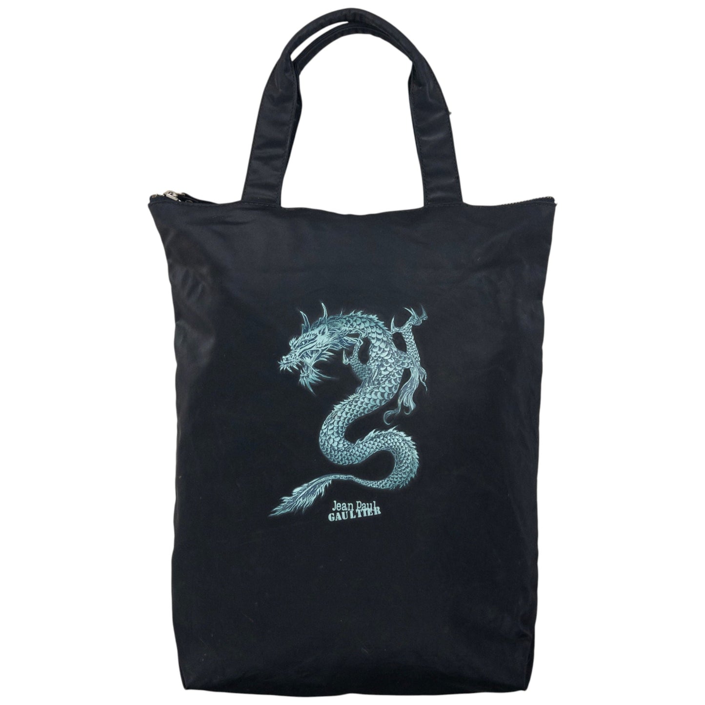 Vintage Jean Paul Gaultier Dragon Print Shoulder Bag