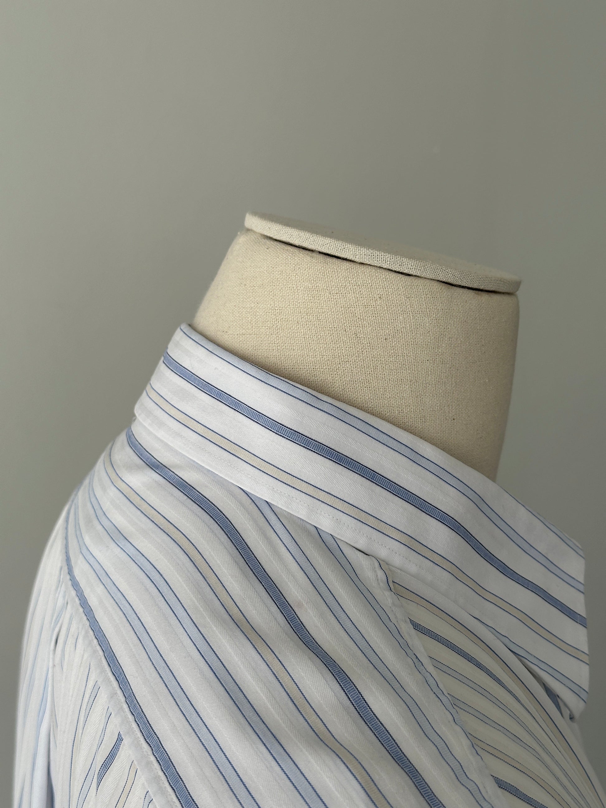 Yves Saint Laurent 2000s Pure Cotton Striped Shirt - XXL