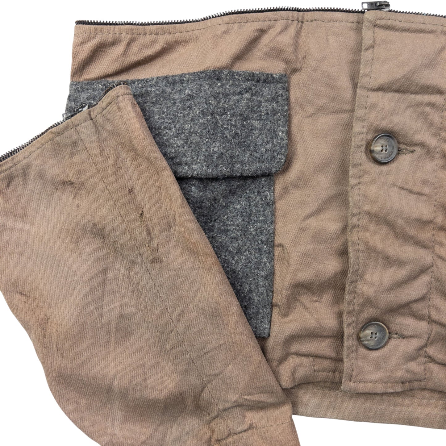 Vintage 90s Dolce & Gabbana Detachable Wool Jacket Size M