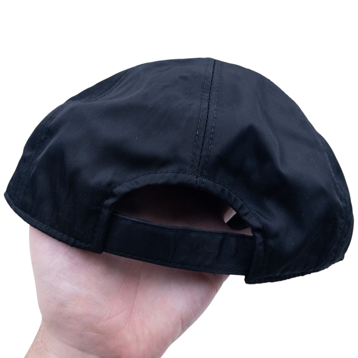 Vintage 2000s Prada Embroidered Hat Size L | O/S, Black