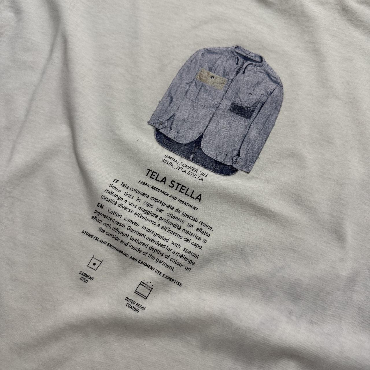 Stone Island Archivo Tela Stella T-Shirt | Large, Off-White