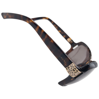Vintage 2000s Gucci Tortoise Shell Sunglasses | O/S, Brown