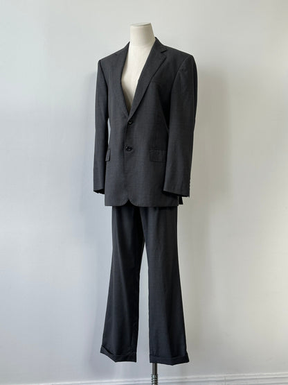 Loro Piana x Durban 1990s Pure Wool Straight Leg Suit - 38S/W30