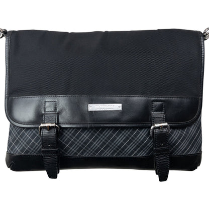 Vintage 2000s Burberry Black Label Nova Check Crossbody Bag | O/S, Black