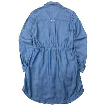 Vintage 2000s Burberry Blue Label Button Up Shirt Dress Womens Size S | Small, Blue