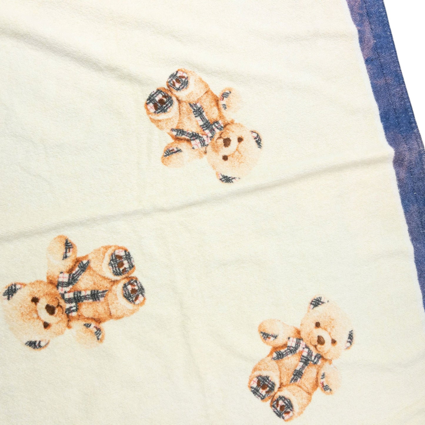 Vintage 90s Burberry Nova Check Teddy Bear Print Beach Towel | O/S, Red