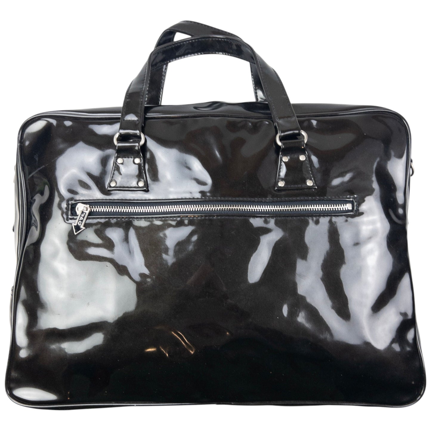 Vintage 90s Jean Paul Gaultier Vinyl PVC Luggage Bag