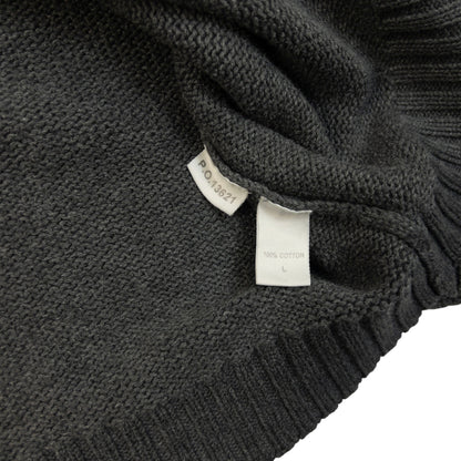 Vintage 2000s YSL Yves Saint Laurent Knit Jumper Size M | Medium, Grey