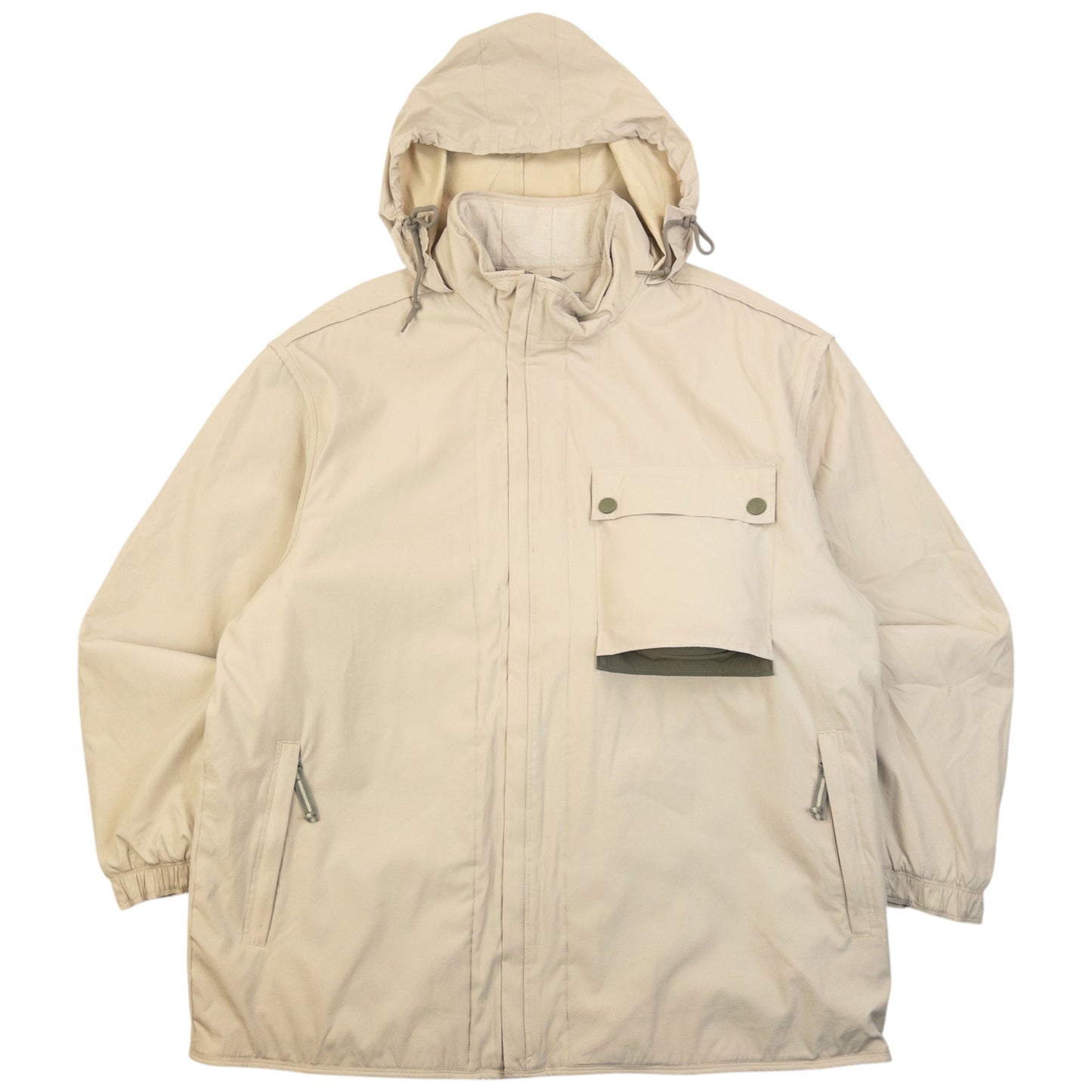 Vintage 2000s Nike Fleece Lined Zip Up Jacket Size XL | XL, Cream