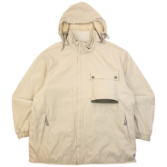 Vintage 2000s Nike Fleece Lined Zip Up Jacket Size XL | XL, Cream