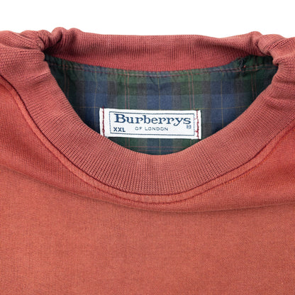 Vintage 90s Burberry Embroidered Sweatshirt Size XL | XL, Orange