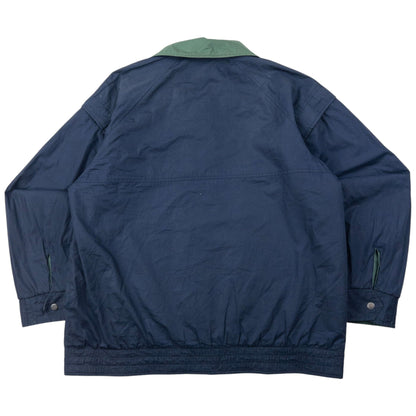 Vintage 90s YSL Yves Saint Laurent Reversible Zip-Off Sleeve Jacket Size M