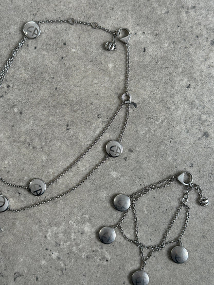 Emporio Armani 2000s Bracelet & Necklace Set