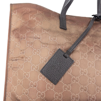 Vintage Gucci Embossed Monogram Shoulder Bag