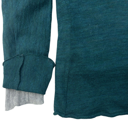 Vintage 90s Yohji Yamamoto Layered Wool Jumper Womens Size S | Small, Multicoloured