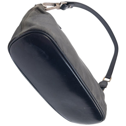 Vintage 2000s Gucci Baguette Shoulder Bag | O/S, Grey