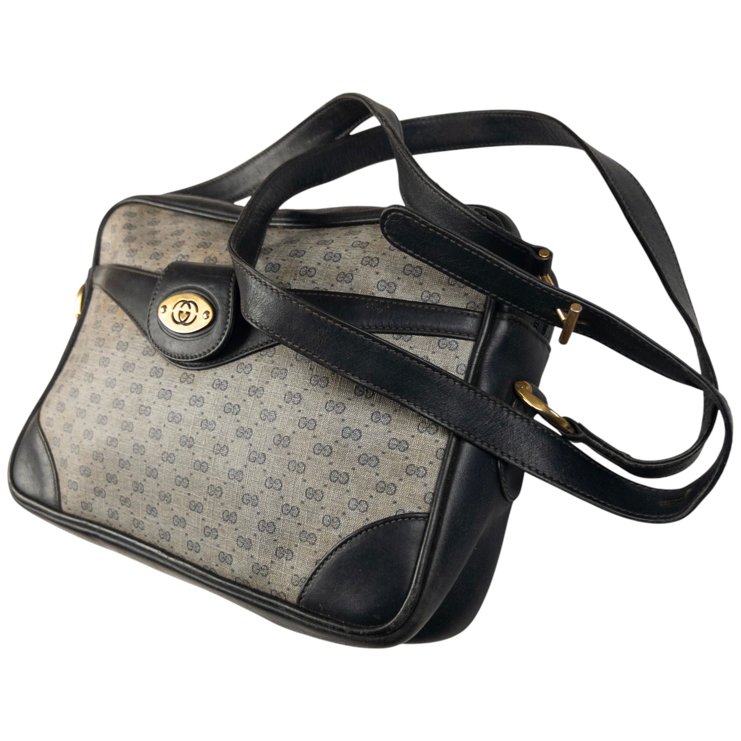 Vintage Gucci Monogram Crossbody Bag