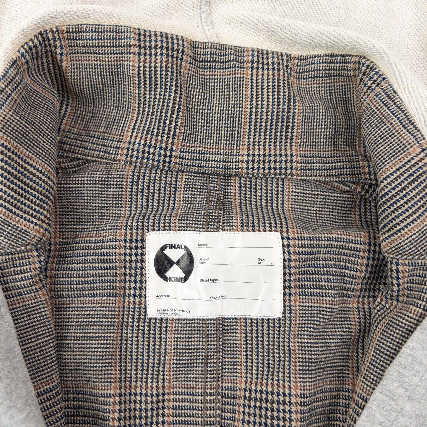 Vintage 90s Final Home By Issey Miyake Layered Hoodie Jacket Size S | Small, Red