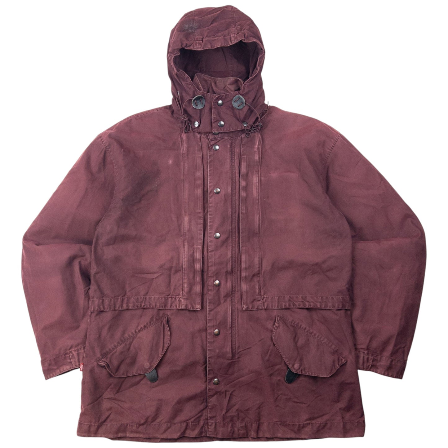 Vintage 2000s Levi's Red Tab Stealth Layered Pocket Jacket Size XL | XL, Burgundy