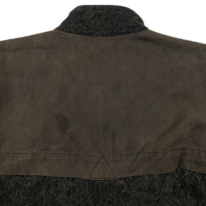 Vintage 80s Issey Miyake Asymmetric Wool Jacket Size S | Small, Grey