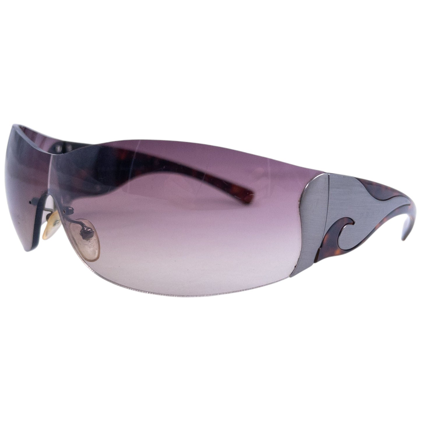 Vintage Prada Tortoise Shell Swirl Sunglasses