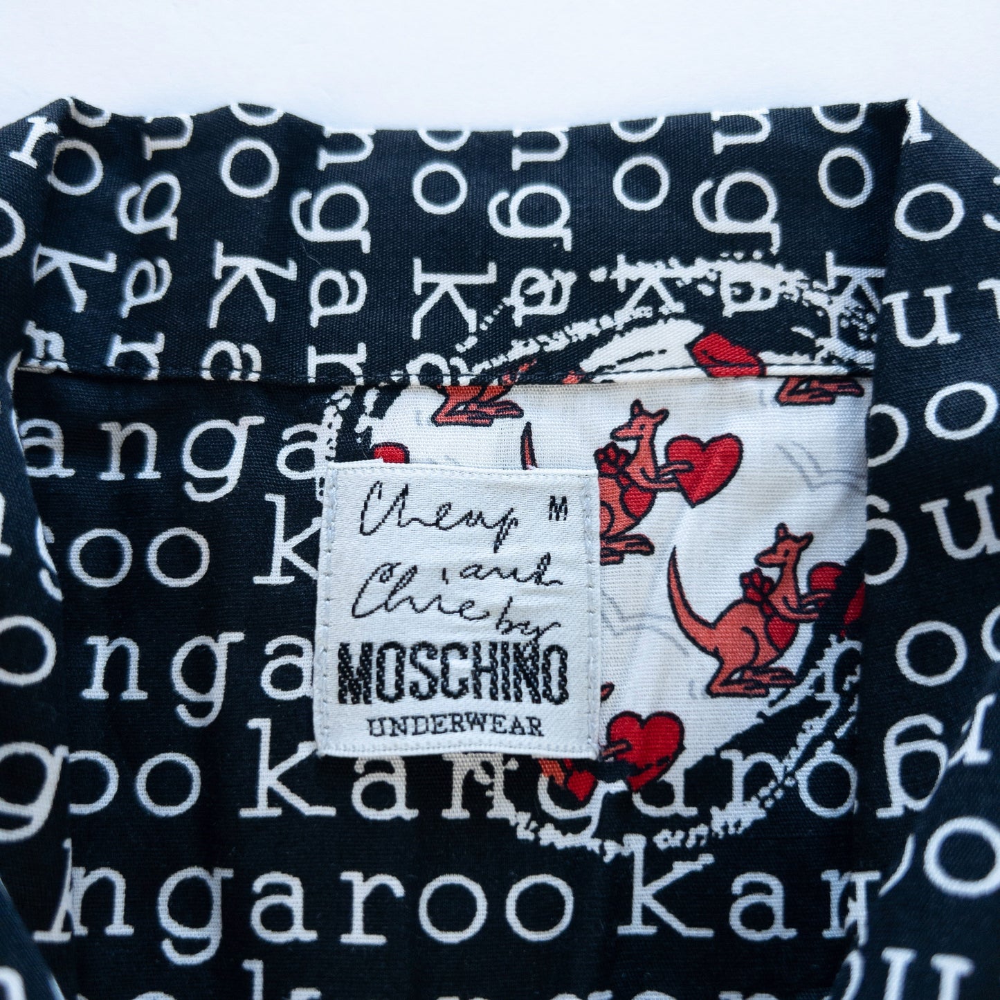Vintage Moschino Matching Kangaroo Pyjama Set Size M