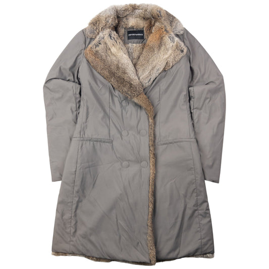 2012 Emporio Armani Fur Lined Jacket Womens Size M | Medium, Brown