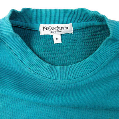 Vintage YSL Yves Saint Laurent Embroidered Sweatshirt Size XS