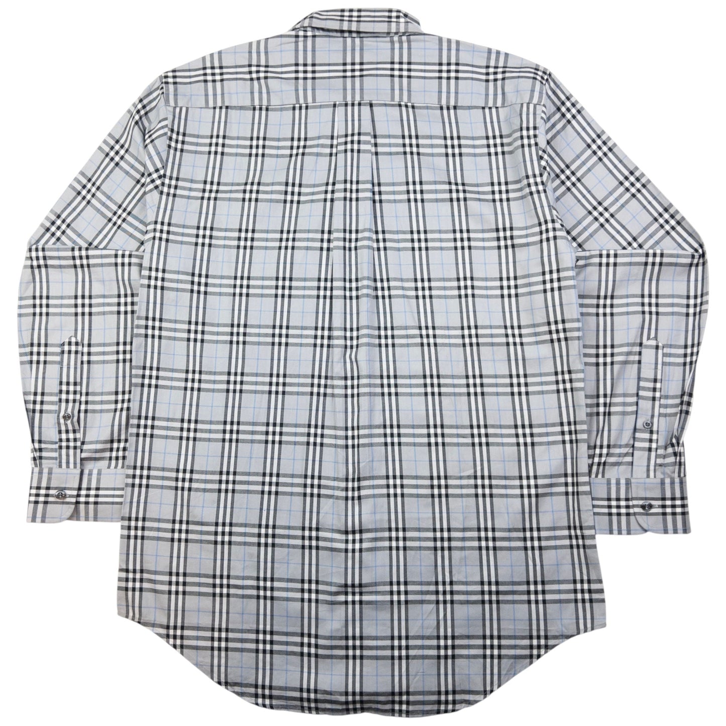 Vintage Burberry Nova Check Long Sleeve Button Up Shirt Size M