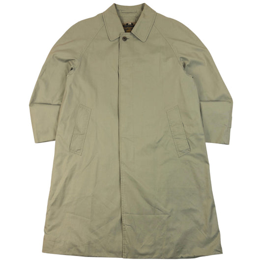 Vintage 80s Burberry Nova Check Lined Trench Jacket Size L | Large, Green