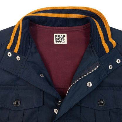 Vintage 90s Frapbois By Issey Miyake Zip Up Jacket Size XL | XL, Navy