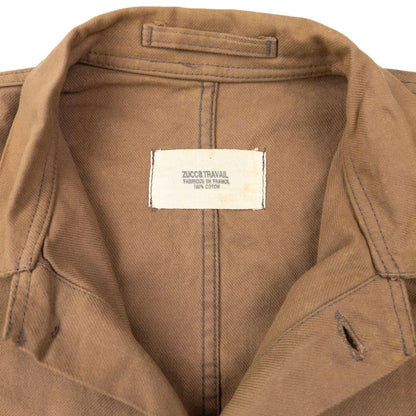 Vintage 2000s Cabane De Zucca By Issey Miyake Button Up Jacket Size M | Medium, Brown