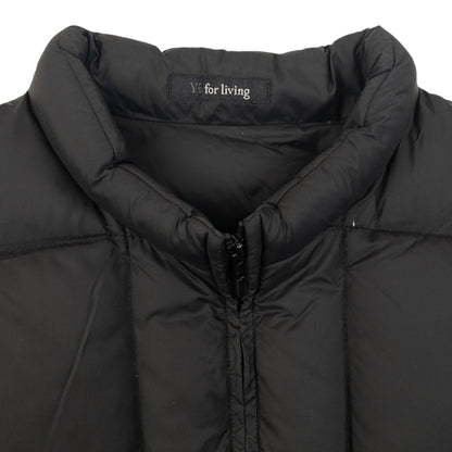 Vintage 90s Yohji Yamamoto Zip Up Puffer Jacket Size S | Small, Black
