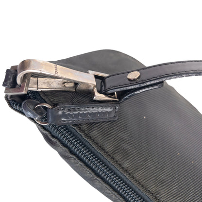Vintage 2000s Gucci Baguette Shoulder Bag | O/S, Grey
