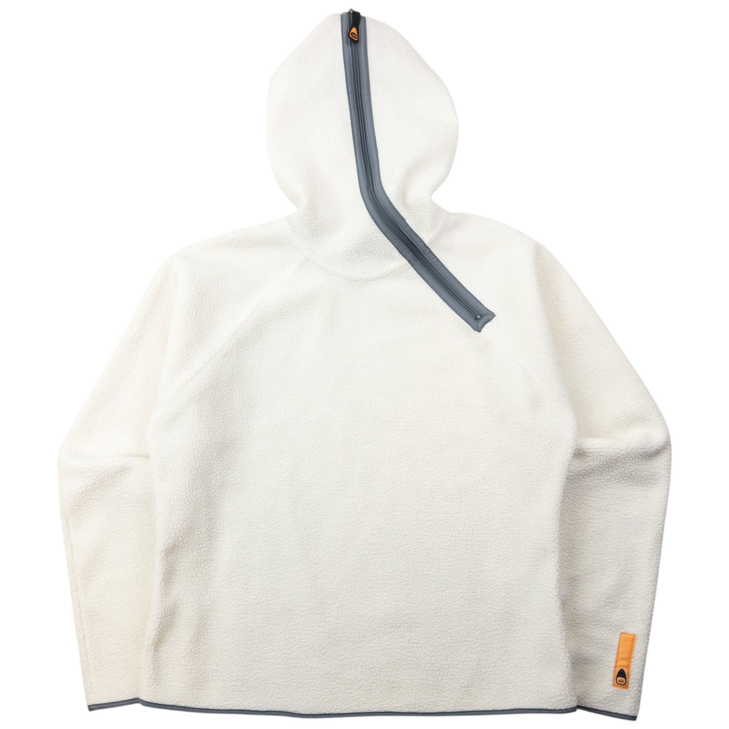 Vintage 2000s Nike Asymmetric Full Q Zip Fleece Hoodie Womens Size S | Small, Grey