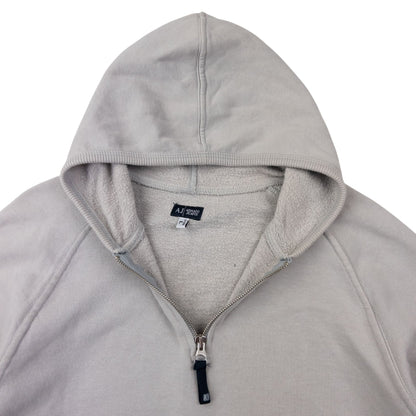 Vintage Armani Jeans Q Zip Hoodie Size M