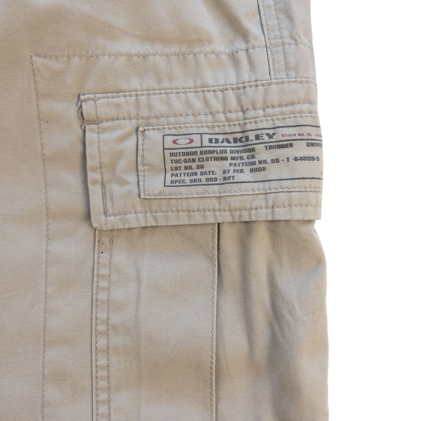 Vintage Oakley Cargo Trousers Size W36