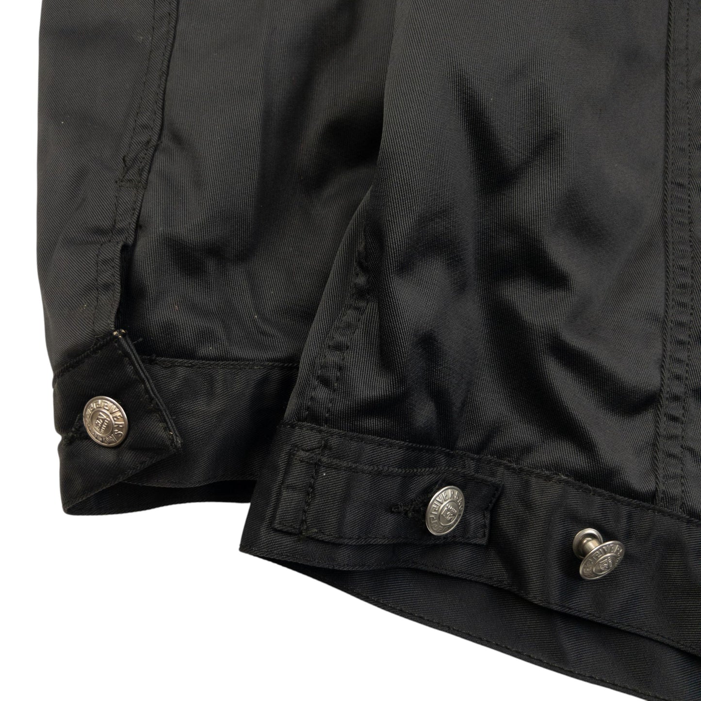 Vintage 2000s Versace Classic V2 Button Up Jacket Size S | Small, Black