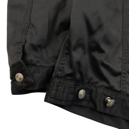 Vintage 2000s Versace Classic V2 Button Up Jacket Size S | Small, Black