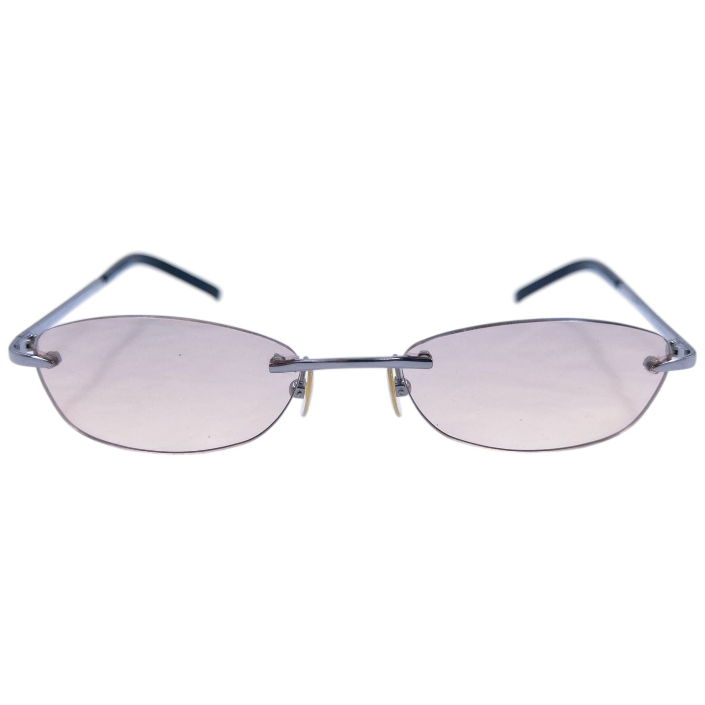 Vintage 2000s Burberry Rimless Sunglasses | O/S, Beige
