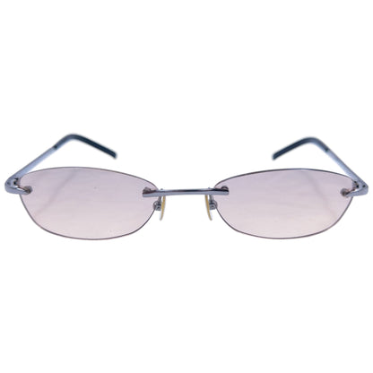 Vintage 2000s Burberry Rimless Sunglasses | O/S, Beige