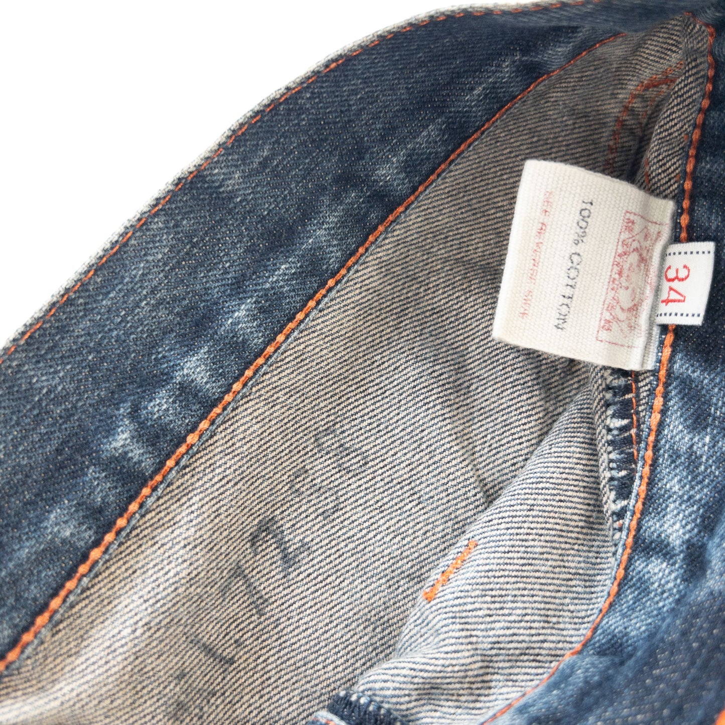 Vintage Evisu Double Gull Reverse Selvedge Japanese Denim Jeans Size W32