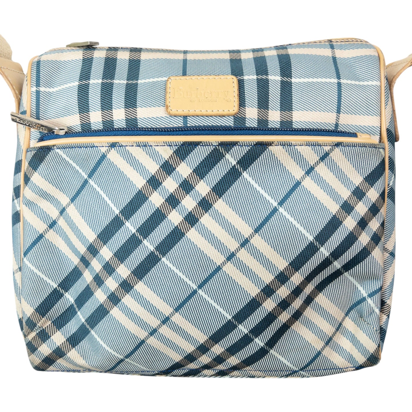 Vintage 2000s Burberry Blue Label Nova Check Crossbody Bag | O/S, Beige