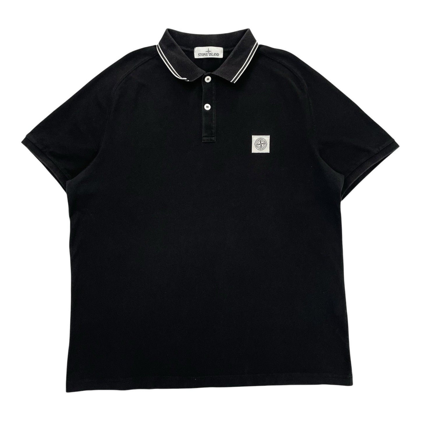 Stone Island Polo Shirt, Size 3XL | Stone island, Black