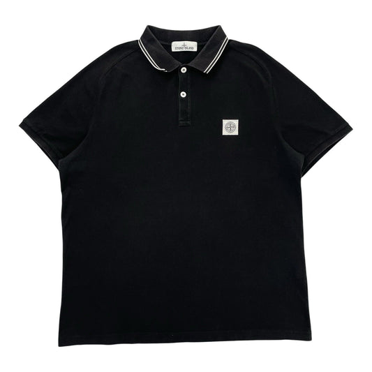 Stone Island Polo Shirt, Size 3XL | Stone island, Black