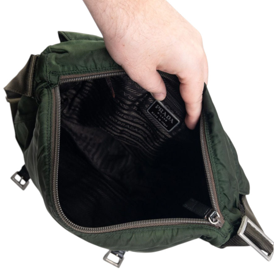 Vintage Prada Crossbody Messenger Bag