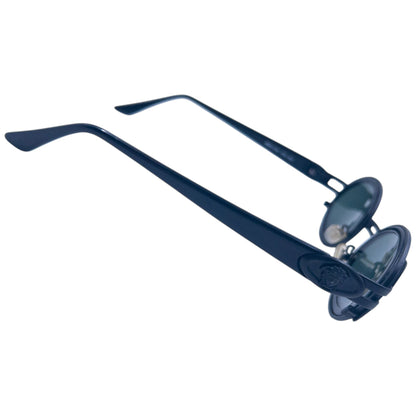 Vintage 90s Gianni Versace Medusa Sunglasses | O/S, Black